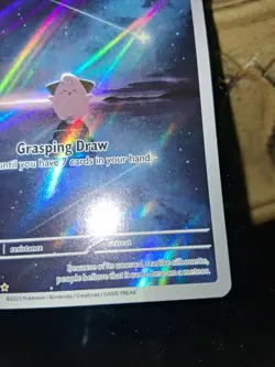 🔥tcg pokemon Cleffa 202/197 SV03: Obsidian Flames Holo Illustrator Rare - Image 5