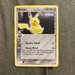 Pokemon Pikachu TCG Delta Species POP Series 5 13/17 Near Mint - Image 1