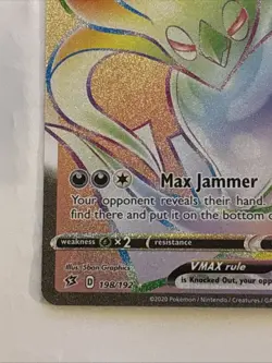 Pokemon Malamar VMAX 198/192 Rebel Clash Secret Rainbow NM Condition - Image 5