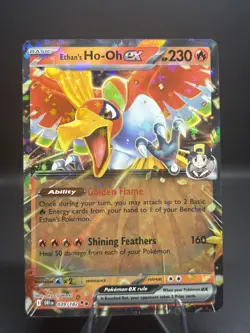 Ethan's Ho-Oh EX Double Rare Holo Pokemon TCG Destined Rivals 39/182 - Image 1