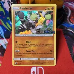 Passimian SM12 NM+ Holo STAMPED Prerelease Promo - Sun & Moon - Pokemon TCG 2017 - Image 1