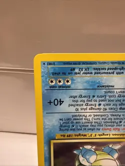 Pokemon TCG Base Set Blastoise Holo 2/102 - Image 4