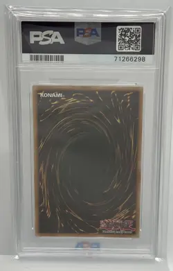 Yugioh PSA 10 GEM MINT Dragon Master Knight LCKC-EN065 1st Edition Secret Rare - Image 2