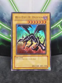 Yugioh Red-Eyes B. Dragon SDJ-001 Ultra Rare MP - Image 1