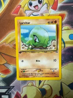 2001 Larvitar 57/75 Neo Discovery 1st Edition Common Pokemon TCG - NM - Image 1