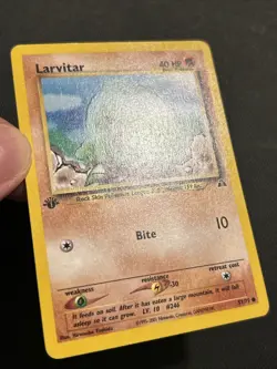 Pokemon - 1st Edition Neo Discovery Larvitar 57/75 NM - Image 3