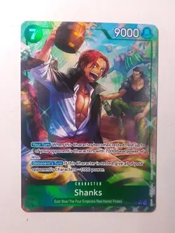 One Piece CCG Shanks OP14-027 Alt Art Rare - English - PACK FRESH MINT - Image 1