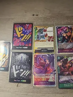 Lot of 10 One Piece TCG Don and SR All NM Condition - Image 2
