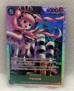 One Piece TCG - The Azure Sea's Seven - Perona OP14-033 SR - NM Foil - Image 1
