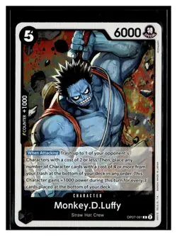 One Piece English 500 Years in the Future #OP07-091 Monkey.D.Luffy Rare - Image 1