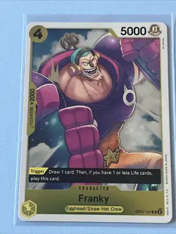 One Piece English 500 Years in the Future #OP07-107 Franky Rare - Image 1