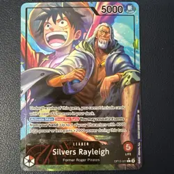 Silvers Rayleigh (Alternate Art) OP12-001 Legacy of the Master Foil - Image 1