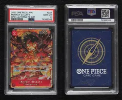 2022 One Piece Romance Dawn OP01 SR (Alt Art) Japanese Monkey D Luffy PSA 10 - Image 3