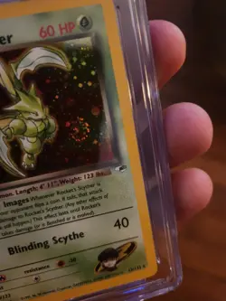 (POP 7) CGC 10 Rocket's Scyther SWIRL 13/132 Gym Heroes 1st Edition Holo Pokemon - Image 5