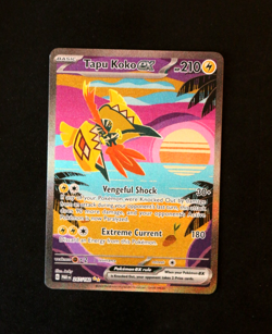 Pokemon Card - Tapu Koko EX 247/182 Paradox Rift Special Illustration Rare - NM⭐ - Image 1