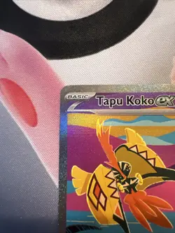 Tapu Koko ex - 247/182 - Pokemon Paradox Rift Special Illustration Rare Card NM - Image 4