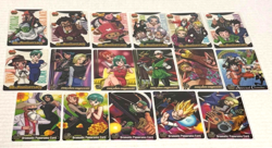 One Piece X Dragon Ball Z Weekly Jump Card Lot of 17 Cards - Panorama Cool Shot! - Image 1