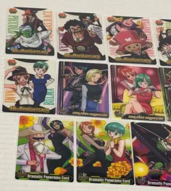 One Piece X Dragon Ball Z Weekly Jump Card Lot of 17 Cards - Panorama Cool Shot! - Image 2