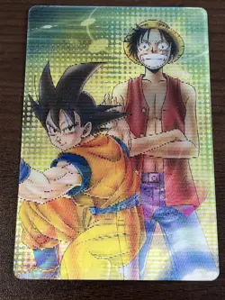 Dragon Ball One Piece Collaboration Card Son Goku Luffy 40Th Anniversary (1) - Image 2