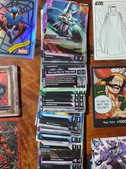 Mixed TCG Lot One Piece Pokemon TMNT Gundam Card Game w/ 50+ FOILS RARE HOLO - Image 4