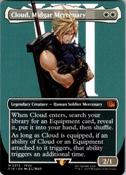 Magic | FIN | Cloud, Midgar Mercenary (Borderless) | 375 | NM - Image 1