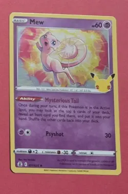 Mew 011/025 - Pokemon TCG Celebrations (2021) - LP - Holo Rare Card - Image 1