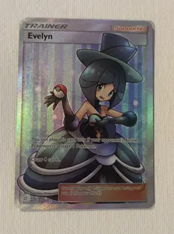 Evelyn 175/181 Team Up 2019 Full Art Holo Pokemon Card TCG LP see pics free ship - Image 1
