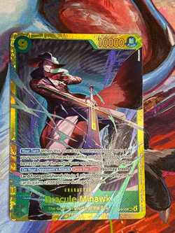 Dracule Mihawk - OP14-119 The Azure Sea's Seven Foil One Piece Card - Image 1