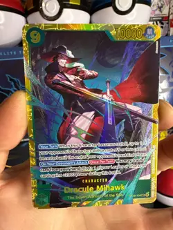 Dracule Mihawk - OP14-119 The Azure Sea's Seven Foil One Piece Card - Image 3
