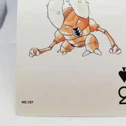 Pinsir 3 clover Pokemon trump playing card Gold Ho-Oh Back Nintendo JAPAN - Image 4