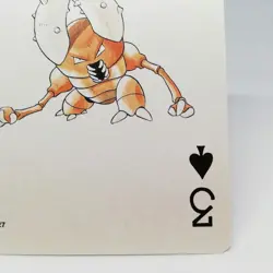 Pinsir 3 clover Pokemon trump playing card Gold Ho-Oh Back Nintendo JAPAN - Image 5