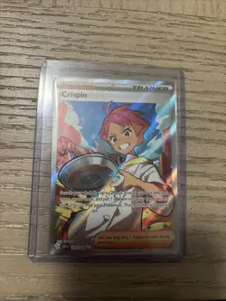 Pokemon TCG Crispin Trainer Supporter Card Stellar Crown 164/142 - Image 1
