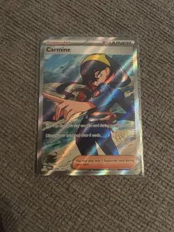 Carmine 204/167 Twilight Masquerade Full Art Ultra Rare Holo Pokemon Card NM - Image 1