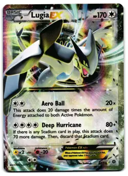 Lugia EX 68/98 - Ancient Origins Rare EX Pokemon TCG Holo - LP Card - Image 1