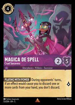 Magica De Spell - Cruel Sorceress #53 Rare | Lorcana: Shimmering Skies Card - Image 1