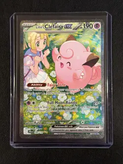 Pokemon Card - Lillie's Clefairy ex - Journey Together 184/159 SIR - Image 1