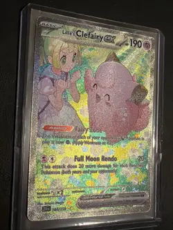 Pokemon Card - Lillie's Clefairy ex - Journey Together 184/159 SIR - Image 3