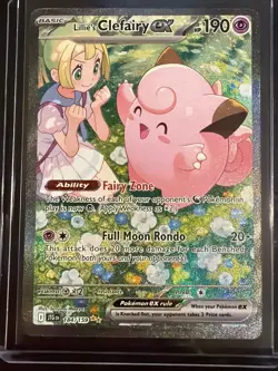 Pokemon Card - Lillie's Clefairy ex - Journey Together 184/159 SIR - Image 5