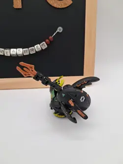 Bakugan Darkus Krakix & Lansor Combat Set Gundalian Invaders Rare W/ Card - Image 4