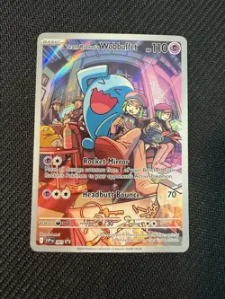 Team Rocket's Wobbuffet 203 Sv: Scarlet & Violet Promo Cards Holo - Image 1