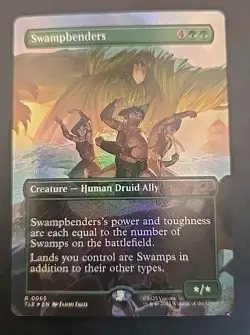 Swampbenders (Borderless) Avatar: The Last Airbender MTG Foil Near Mint - Image 1