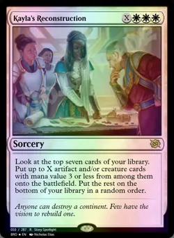 Kayla's Reconstruction Promo Pack: The Brothers' War Foil - Image 1