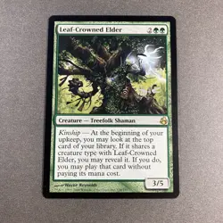MTG Leaf-Crowned Elder Morningtide Regular Magic The Gathering - Image 1