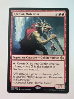 MTG Krenko, Mob Boss Duel Decks 052/063 Regular Rare - Image 2