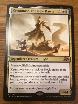 Ketramose, the New Dawn NM Legendary God Aetherdrift [DFT] MTG Near Mint Regular - Image 2