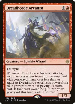 4 Dreadhorde Arcanist PLAYSET LP War of the Spark MTG Magic the Gathering - Image 1