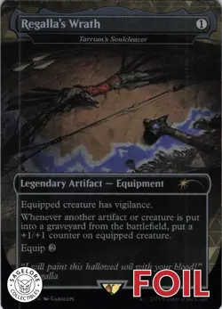 MTG Regalla's Wrath (Rainbow Foil) (2224) | NM Foil | Secret Lair Horizon {SLD} - Image 1