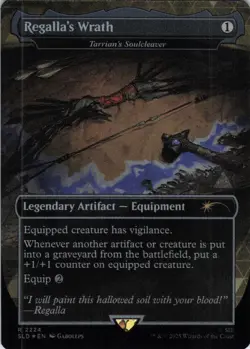 MTG Regalla's Wrath (Rainbow Foil) (2224) | NM Foil | Secret Lair Horizon {SLD} - Image 2