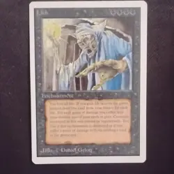 Magic: The Gathering Lich Enchantment Black English Daniel Gelon - Image 1