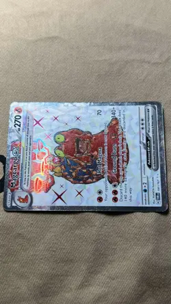 Magcargo ex Full Art Pokemon TCG 'Twilight Masquerade' 191/167 NM ULTRA RARE - Image 4